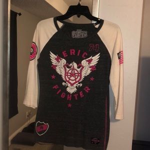 American fighter shirt
